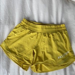 Lululemon x Peloton running shorts with pocket
